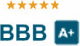 A+ Rating with the Better Business Bureau
