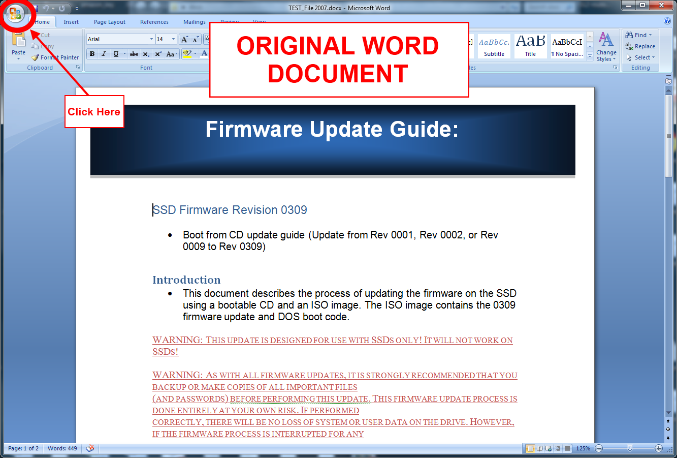microsoft updates for word 2007
